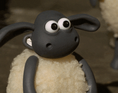 gif de oveja dando like